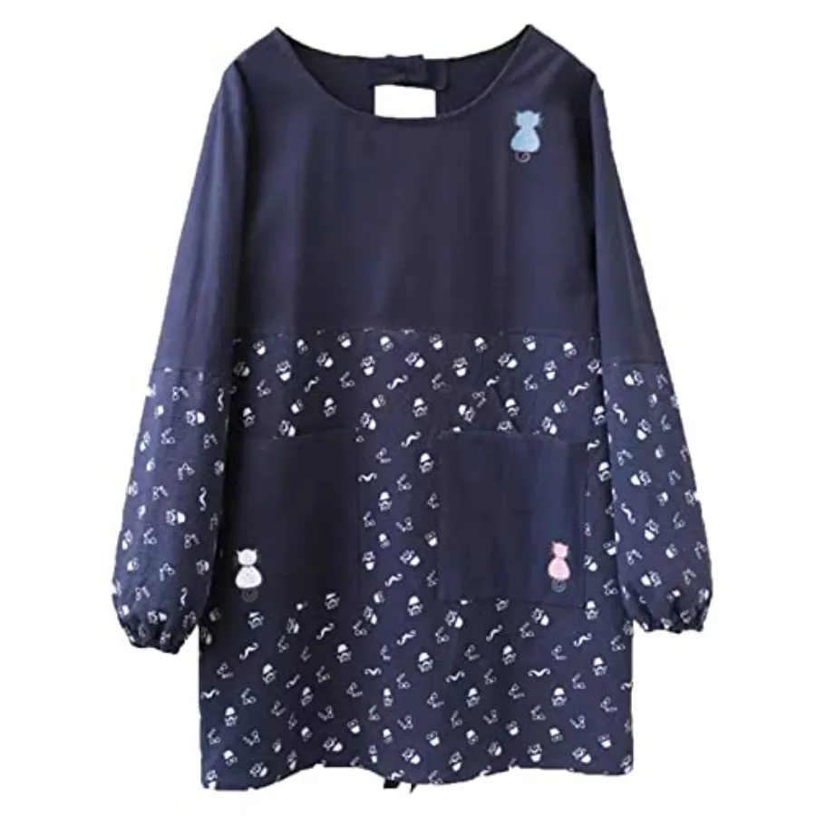FYYSJW Aprons for Women with Pockets, Cotton And Linen Long Sleeve Aprons, Chef Cooking Cute Work Apron for Teens Adult Smock
FYYSJW Aprons for Women with Pockets, Cotton And Linen Long Sleeve Aprons, Chef Cooking Cute Work Apron for Teens Adult Smock