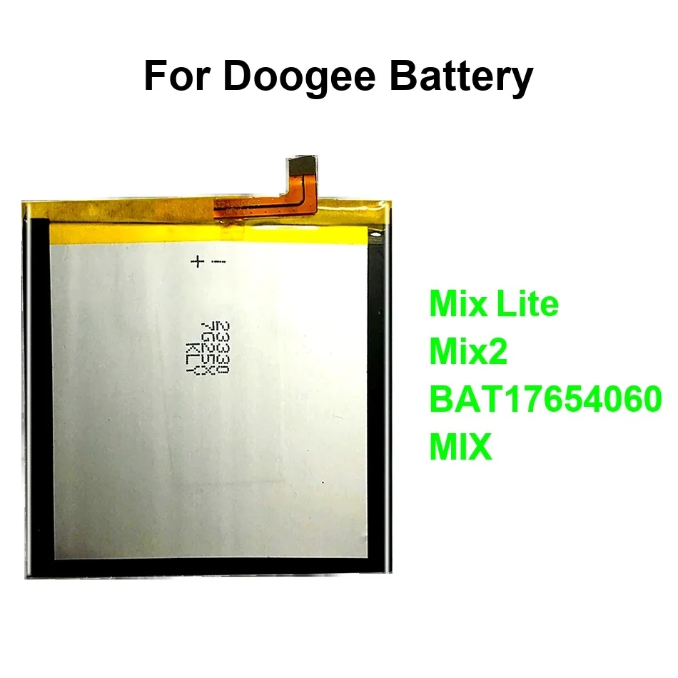 Mobile Phone Battery High-Capacity MIX2 BAT17654060 3080-4060Mah For Doogee Mix 2 Lite
Mobile Phone Battery High-Capacity MIX2 BAT17654060 3080-4060Mah For Doogee Mix 2 Lite