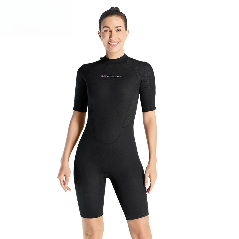3MM warm wetsuit women's cold-proof one-piece short-sleeved wetsuit thickened surfing snorkeling winter swimsuit
3MM warm wetsuit women's cold-proof one-piece short-sleeved wetsuit thickened surfing snorkeling winter swimsuit