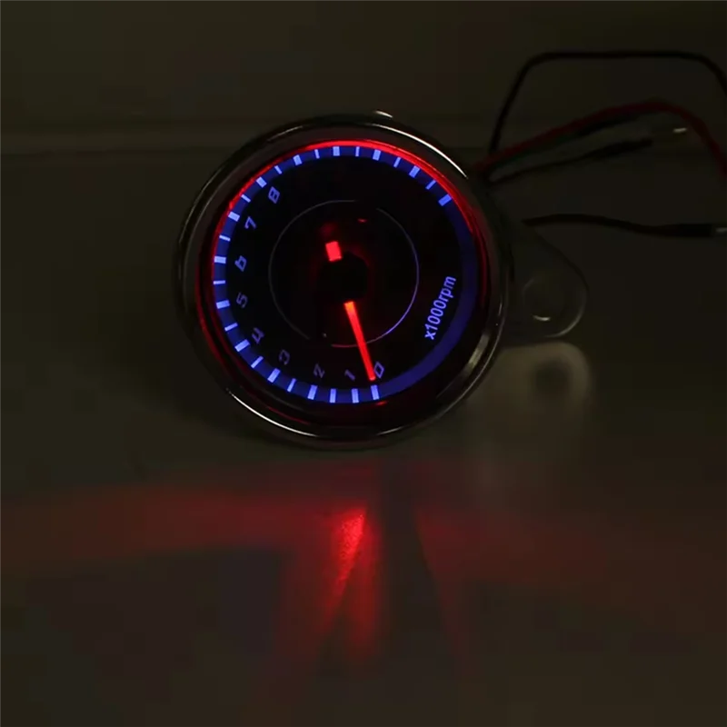 DC 12V Analog Tachometer 1000RPM For Motorcycle With Blue LED Backlight Tacho RPM Gauge
DC 12V Analog Tachometer 1000RPM For Motorcycle With Blue LED Backlight Tacho RPM Gauge