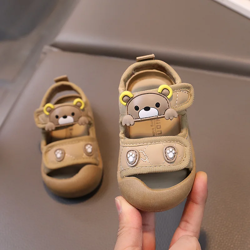2025 Summer New Sandals Comfort Boy Shoe Fashion Beach Shoe Childrens Shoes Anti Slip Small Bear Walk Shoe Soft Soled Girl Shoes
2025 Summer New Sandals Comfort Boy Shoe Fashion Beach Shoe Childrens Shoes Anti Slip Small Bear Walk Shoe Soft Soled Girl Shoes