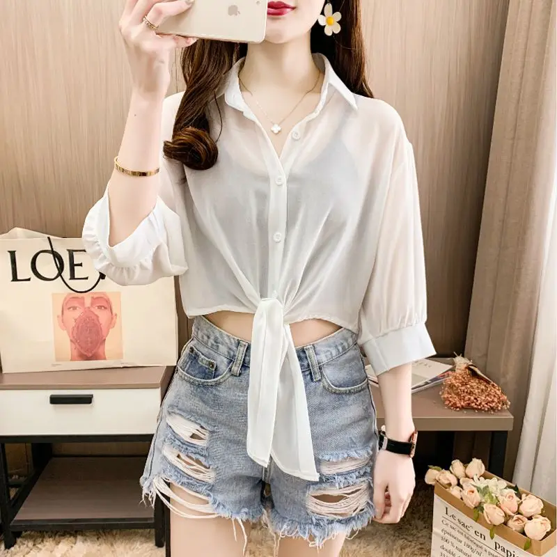 Lightweight Short Jacket Women's Summer Outerwear Cover up Shawl Collar Three-acetate Fiber Thin Chiffon Cardigan
Lightweight Short Jacket Women's Summer Outerwear Cover up Shawl Collar Three-acetate Fiber Thin Chiffon Cardigan