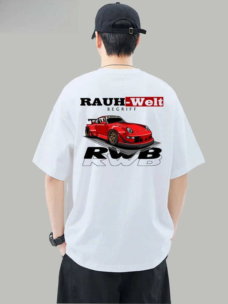 2025 Summer Men's T-Shirt Porsche T-Shirt 911 Supercar Culture Shirt Porsche Heavy Cotton Short Sleeve Racing Pattern Clothing
2025 Summer Men's T-Shirt Porsche T-Shirt 911 Supercar Culture Shirt Porsche Heavy Cotton Short Sleeve Racing Pattern Clothing
