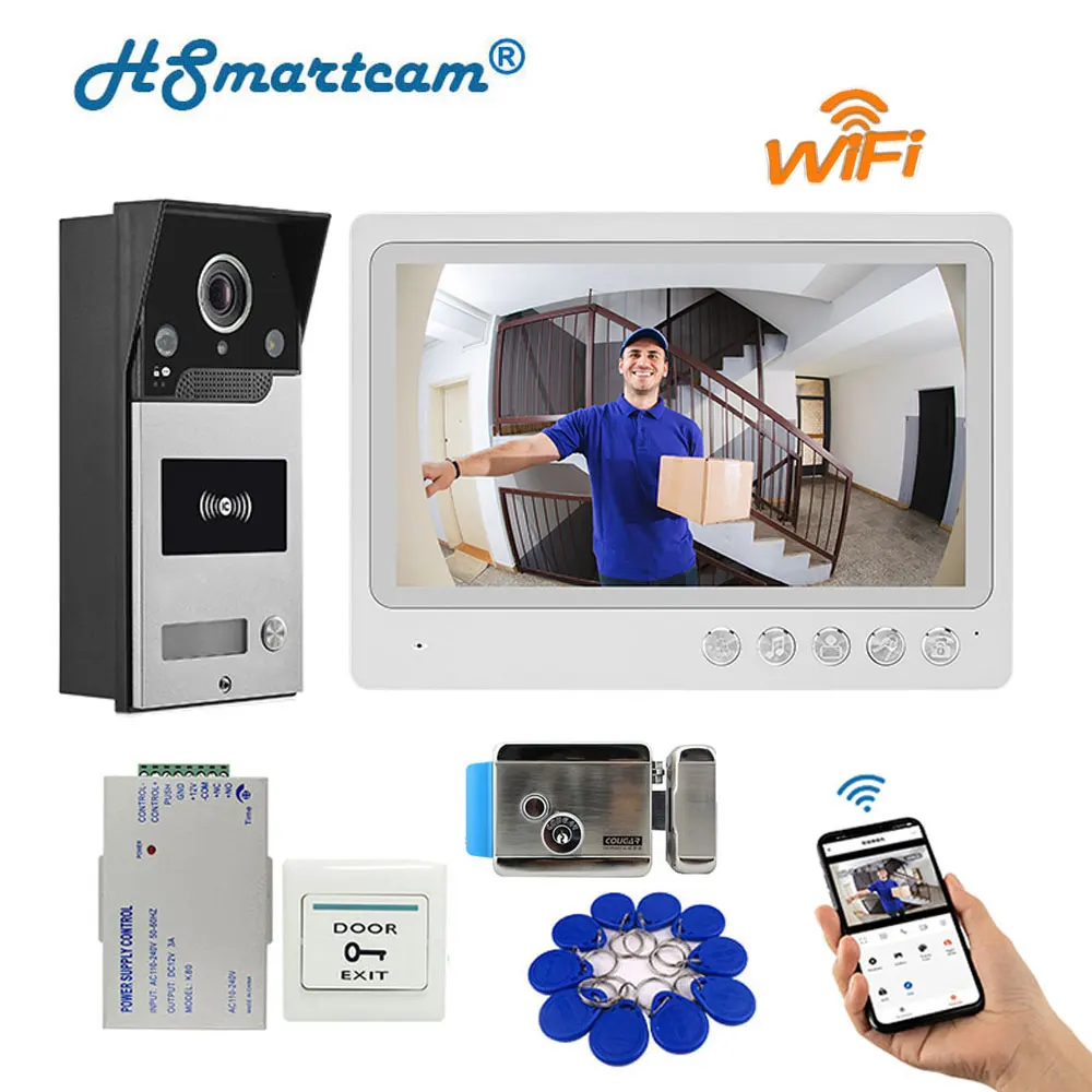 Новинка, Wi-Fi 9-дюймовый монитор Tuya, фото, телефон с дверным звонком и камерой с радиочастотной идентификацией, дистанционное приложение для разблокировки
Новинка, Wi-Fi 9-дюймовый монитор Tuya, фото, телефон с дверным звонком и камерой с радиочастотной идентификацией, дистанционное приложение для разблокировки