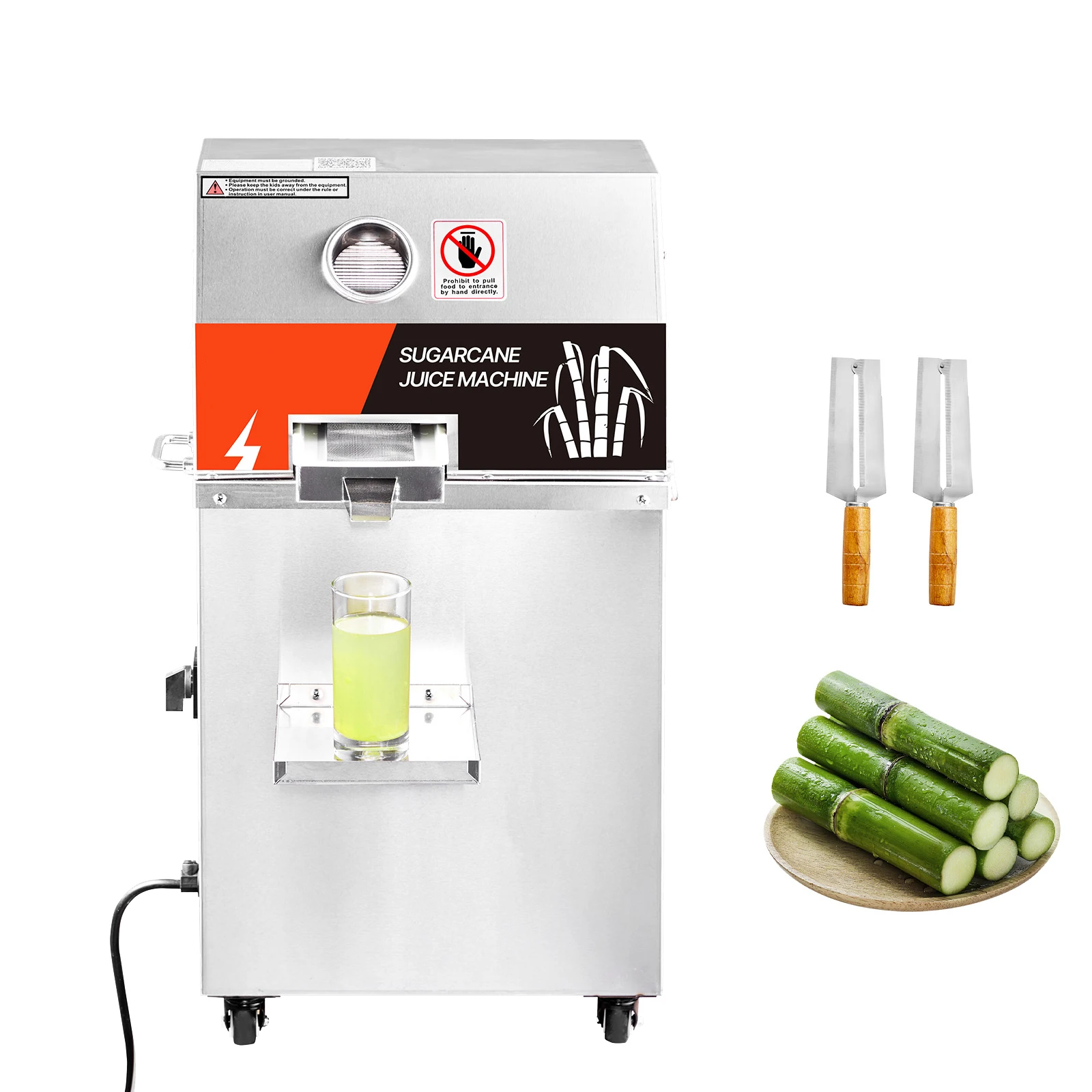 SucceBuy Commercial Sugar Cane Juicer 800W Electric Sugarcane Juicer Machine with 661LBS/H High Output 3 Stainless Steel Rollers Sugar Cane Press Juice Extractor Squeezer on Wheels for Home Commercial
SucceBuy Commercial Sugar Cane Juicer 800W Electric Sugarcane Juicer Machine with 661LBS/H High Output 3 Stainless Steel Rollers Sugar Cane Press Juice Extractor Squeezer on Wheels for Home Commercial