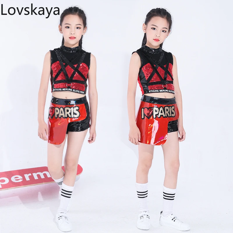 High Quality New Children Street Dance Suit Female Tide Costumes Two-piece Jazz Dance Costume
High Quality New Children Street Dance Suit Female Tide Costumes Two-piece Jazz Dance Costume