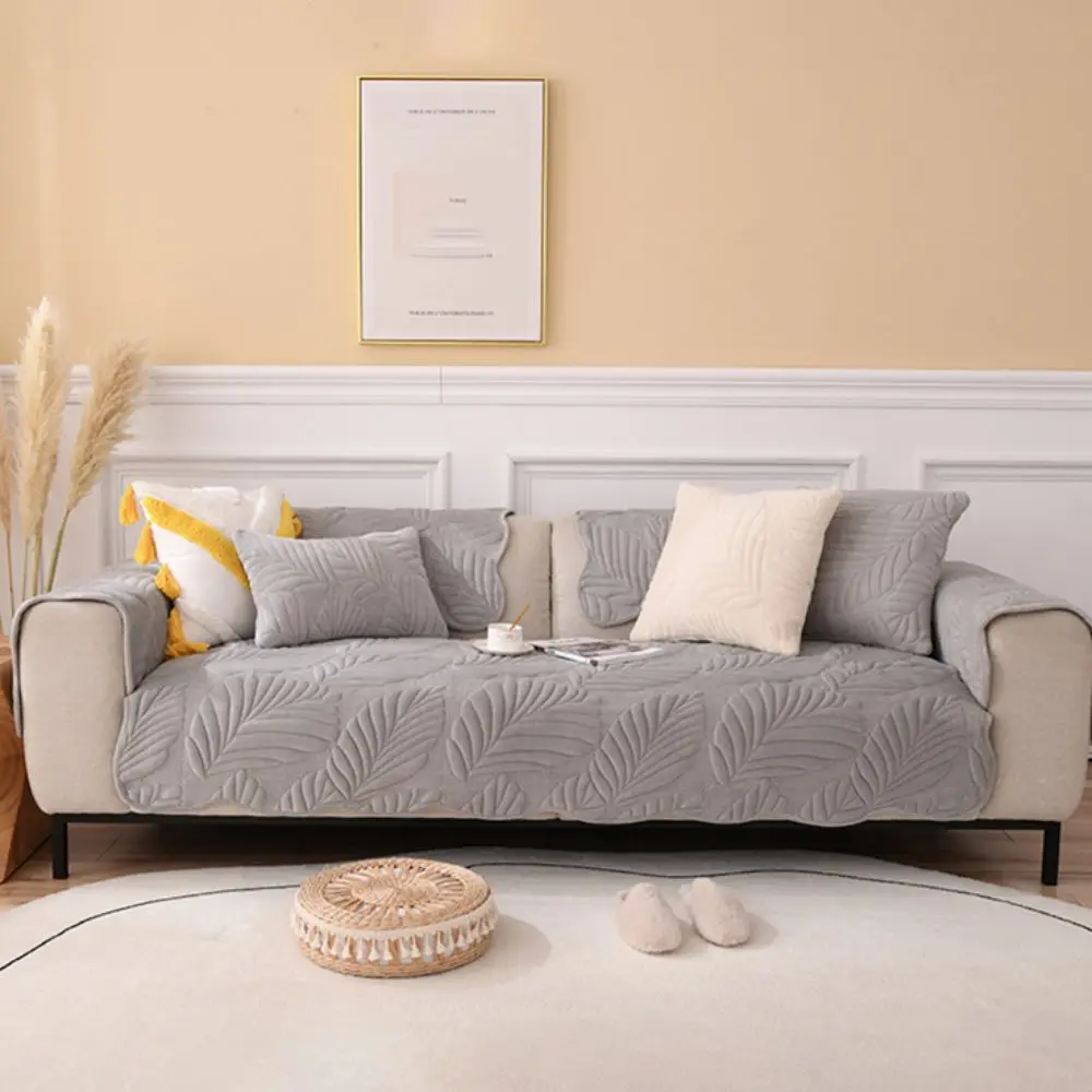 Practical Milk Velvet Leaf Pattern Sofa Cover Nordic Style Non-slip Sofa Towel Warm Dirt-resistant Sofa Mat Living Room
Practical Milk Velvet Leaf Pattern Sofa Cover Nordic Style Non-slip Sofa Towel Warm Dirt-resistant Sofa Mat Living Room