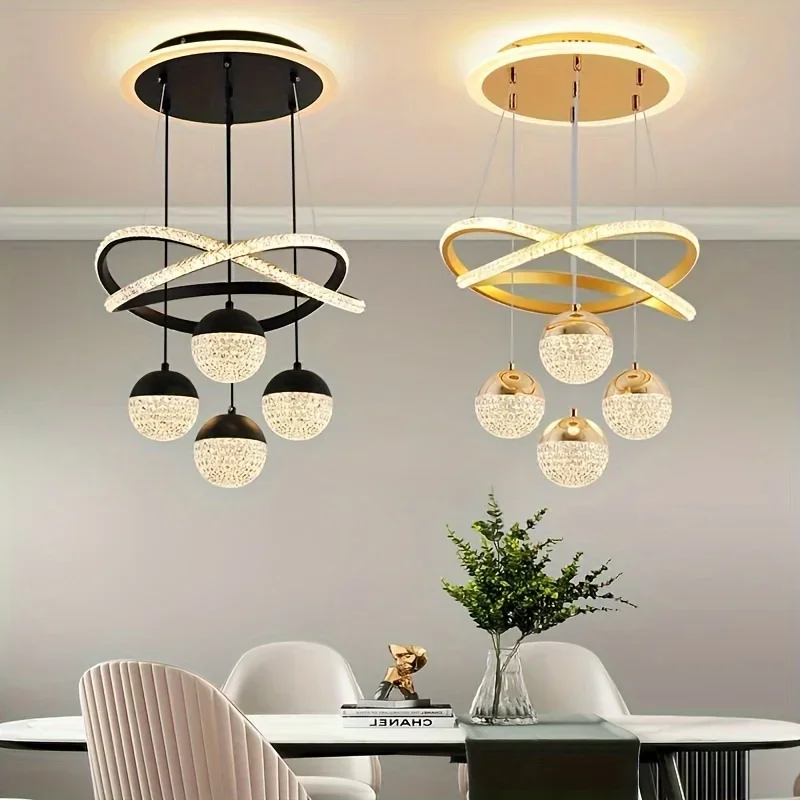 1pc Modern LED Restaurant Lamp, Dining Room Chandelier, Simple Apartment Living Room Clothing Store Bar Staircase Light,
1pc Modern LED Restaurant Lamp, Dining Room Chandelier, Simple Apartment Living Room Clothing Store Bar Staircase Light,