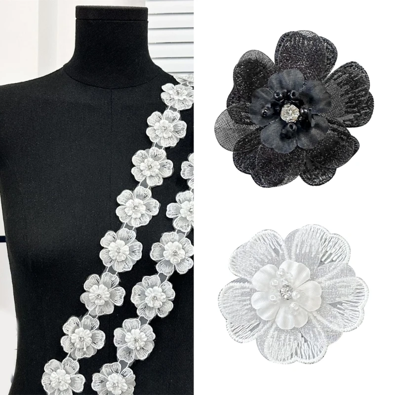 Eye-Catching Embroidered Flower Applique for Clothes Hat Sewing Patches DIY Scarf Wedding Dress Decors Accessories
Eye-Catching Embroidered Flower Applique for Clothes Hat Sewing Patches DIY Scarf Wedding Dress Decors Accessories