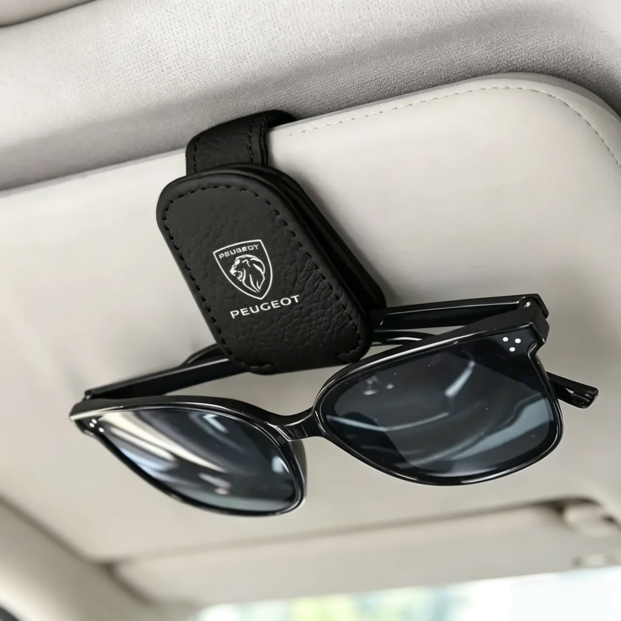 For Peugeot 107 208 3008 308 307 406 407 408 508 Leather Car Sun Visor Glasses Clip Eyeglasses Holder Auto Interior Accessories
For Peugeot 107 208 3008 308 307 406 407 408 508 Leather Car Sun Visor Glasses Clip Eyeglasses Holder Auto Interior Accessories