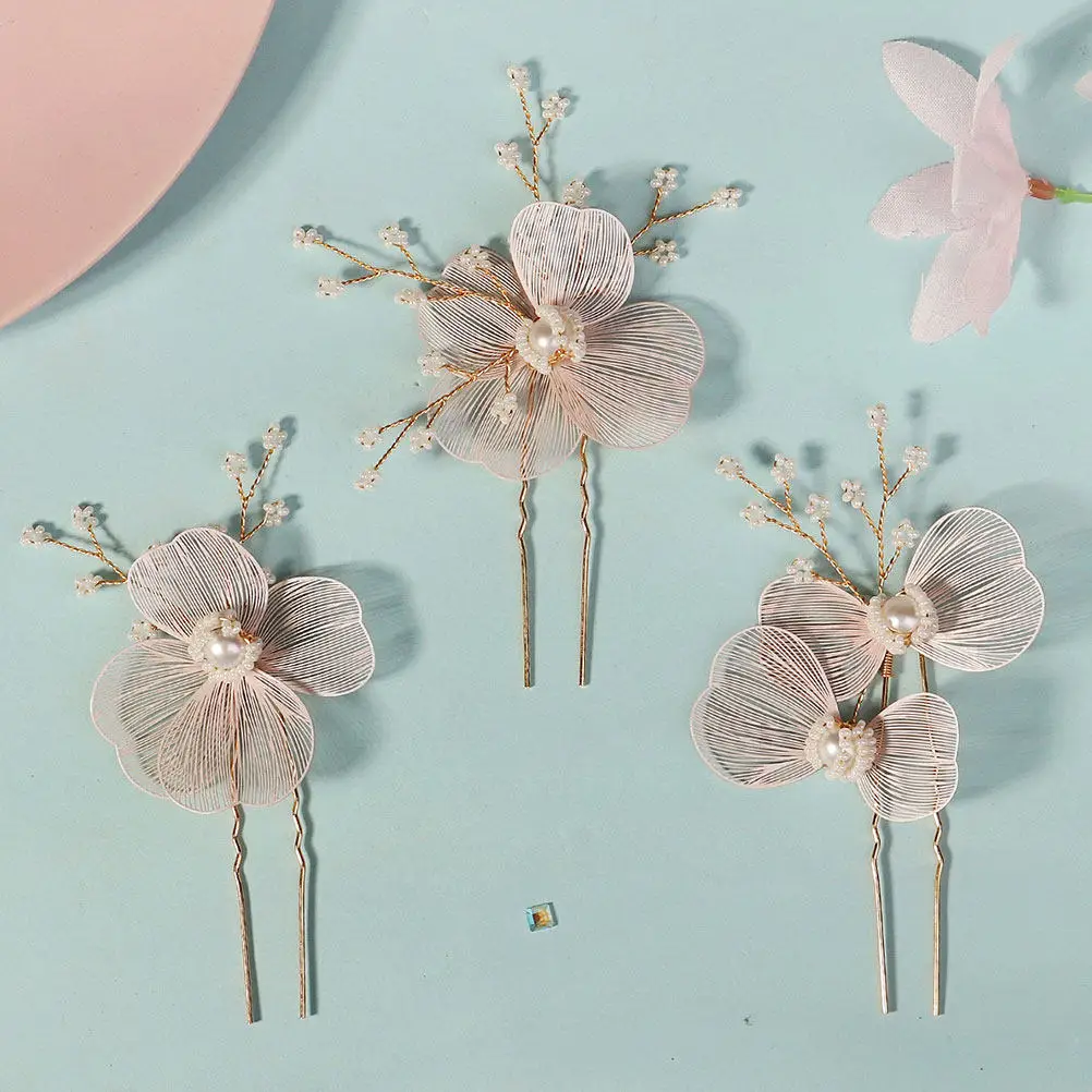 3Pcs Wedding Bridal Hairpins Pearl Decoration Exquisite Beautiful Classic Color Match Different Hairstyles Gift
3Pcs Wedding Bridal Hairpins Pearl Decoration Exquisite Beautiful Classic Color Match Different Hairstyles Gift