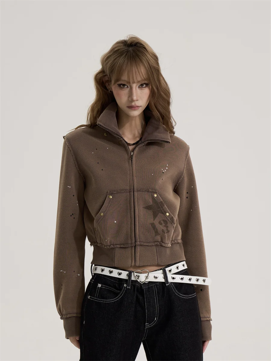 Onlpp American Retro Short Coat Collar Slimming Jacket Women's Fashionable Casual Loose Fit Stylish Top for Ladies
Onlpp American Retro Short Coat Collar Slimming Jacket Women's Fashionable Casual Loose Fit Stylish Top for Ladies