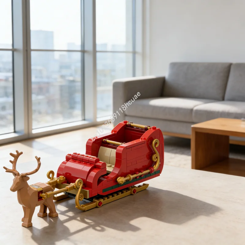 176pcs MOC Seasonal Christmas Medium Sized 1 Deer Open Sleigh The Model Building Blocks Architecture Christmas Gift Toys
176pcs MOC Seasonal Christmas Medium Sized 1 Deer Open Sleigh The Model Building Blocks Architecture Christmas Gift Toys