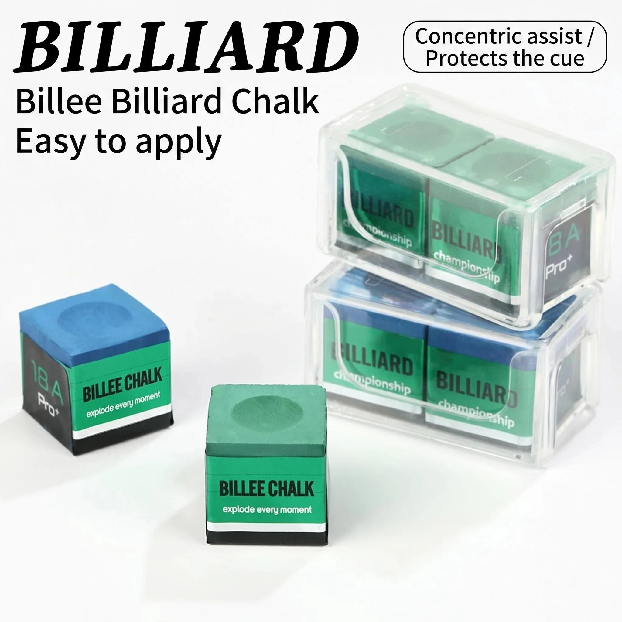 Billiard chalk Professional Billiard Accessory Round Shape Chalk Billiards Cue Chalk 2pcs
Billiard chalk Professional Billiard Accessory Round Shape Chalk Billiards Cue Chalk 2pcs
