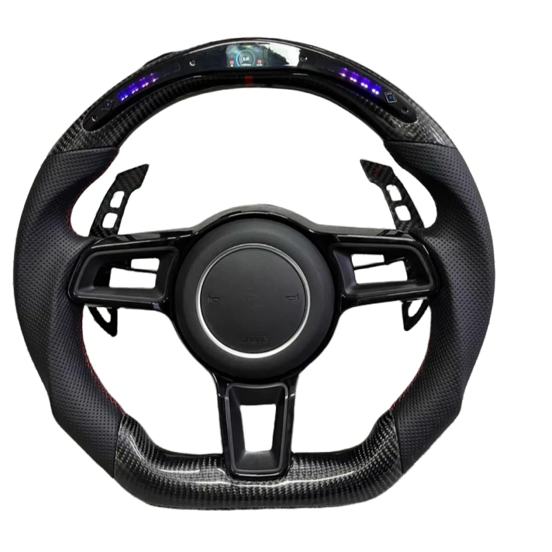 For Hot-selling LED Carbon Fiber Steering Wheel For Porsche Panamera Macan Cayenne Taycan Cayman 718 GT4 RS 911 911 GT3 RS 911
For Hot-selling LED Carbon Fiber Steering Wheel For Porsche Panamera Macan Cayenne Taycan Cayman 718 GT4 RS 911 911 GT3 RS 911