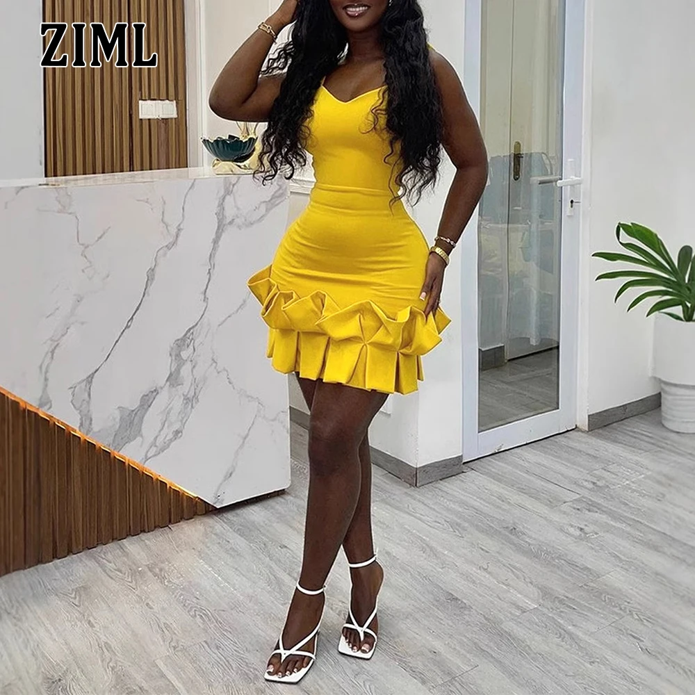 ZIML Solid Backless Spliced Folds Slimming Dresses For Women Square Collar Sleeveless Tunic Mini Dress Female Fashion Style New
ZIML Solid Backless Spliced Folds Slimming Dresses For Women Square Collar Sleeveless Tunic Mini Dress Female Fashion Style New