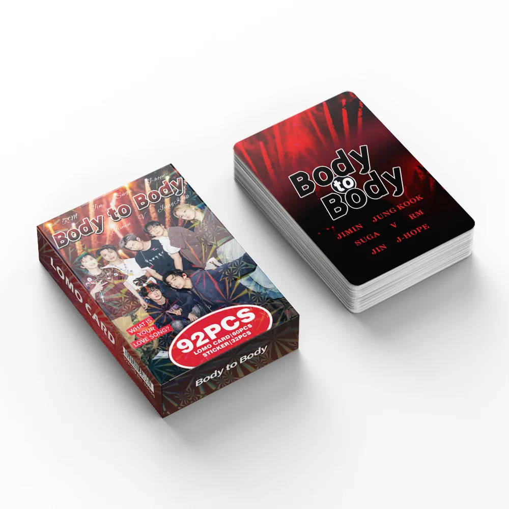 92 Small Cards K-pop Boy Group Body to Body Merchandise Collectible Photo Card Stickers LOMO Greeting Cards Gift
92 Small Cards K-pop Boy Group Body to Body Merchandise Collectible Photo Card Stickers LOMO Greeting Cards Gift