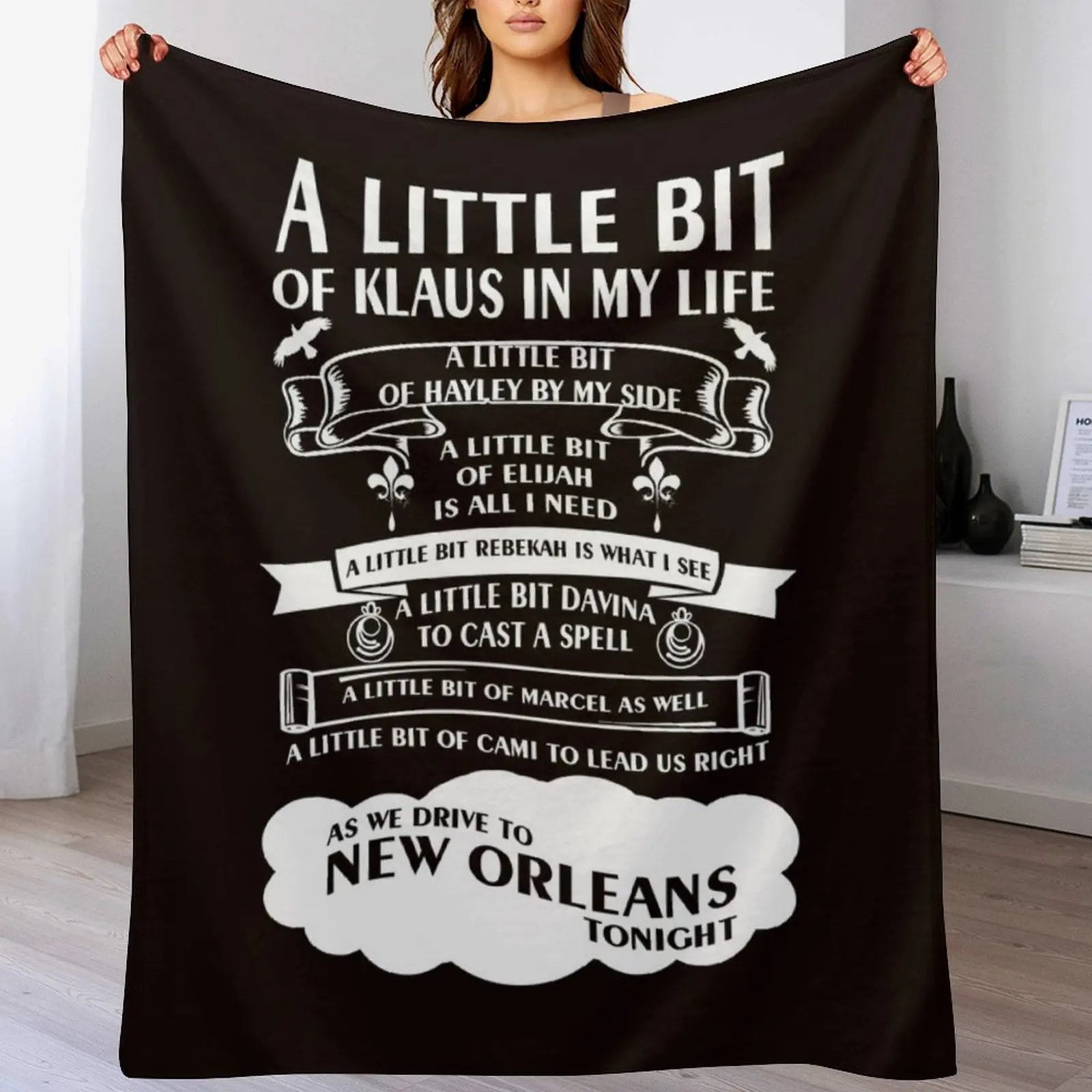 A little bit of Klaus In My Life Throw Blanket Soft Big Cute Furry Designers Blankets 
A little bit of Klaus In My Life Throw Blanket Soft Big Cute Furry Designers Blankets