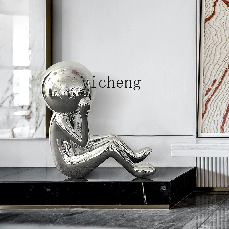 WL cartoon abstract thinking villain chin support figure sculpture sample room hotel decorative art ornament
WL cartoon abstract thinking villain chin support figure sculpture sample room hotel decorative art ornament