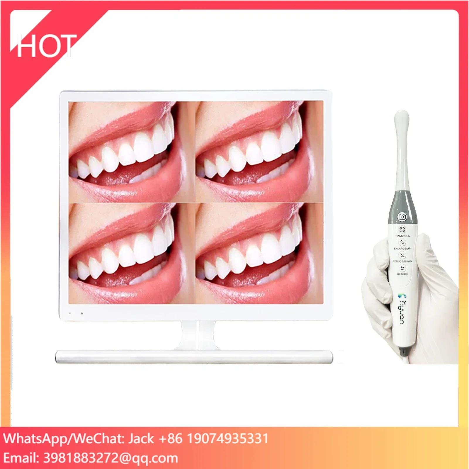 High-performance New Launched Denta INTRA ORAL CAMERA Scanner Denta Intraoral Camera Wifi With Display
High-performance New Launched Denta INTRA ORAL CAMERA Scanner Denta Intraoral Camera Wifi With Display