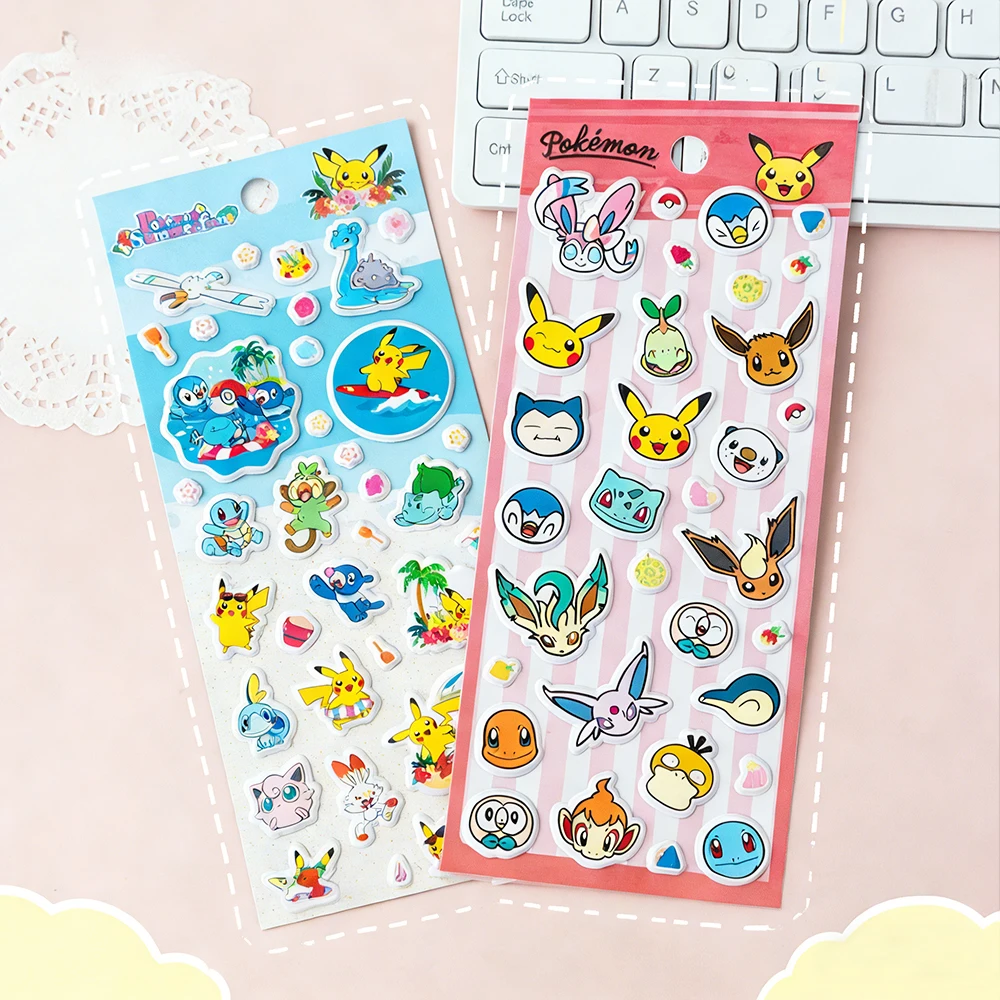 Authentic Pokémon Foam Stickers Kawaii Pikachu 3D Bubble Paste Decals Toys Craft Decorative Phone Case Album Hand Account
Authentic Pokémon Foam Stickers Kawaii Pikachu 3D Bubble Paste Decals Toys Craft Decorative Phone Case Album Hand Account