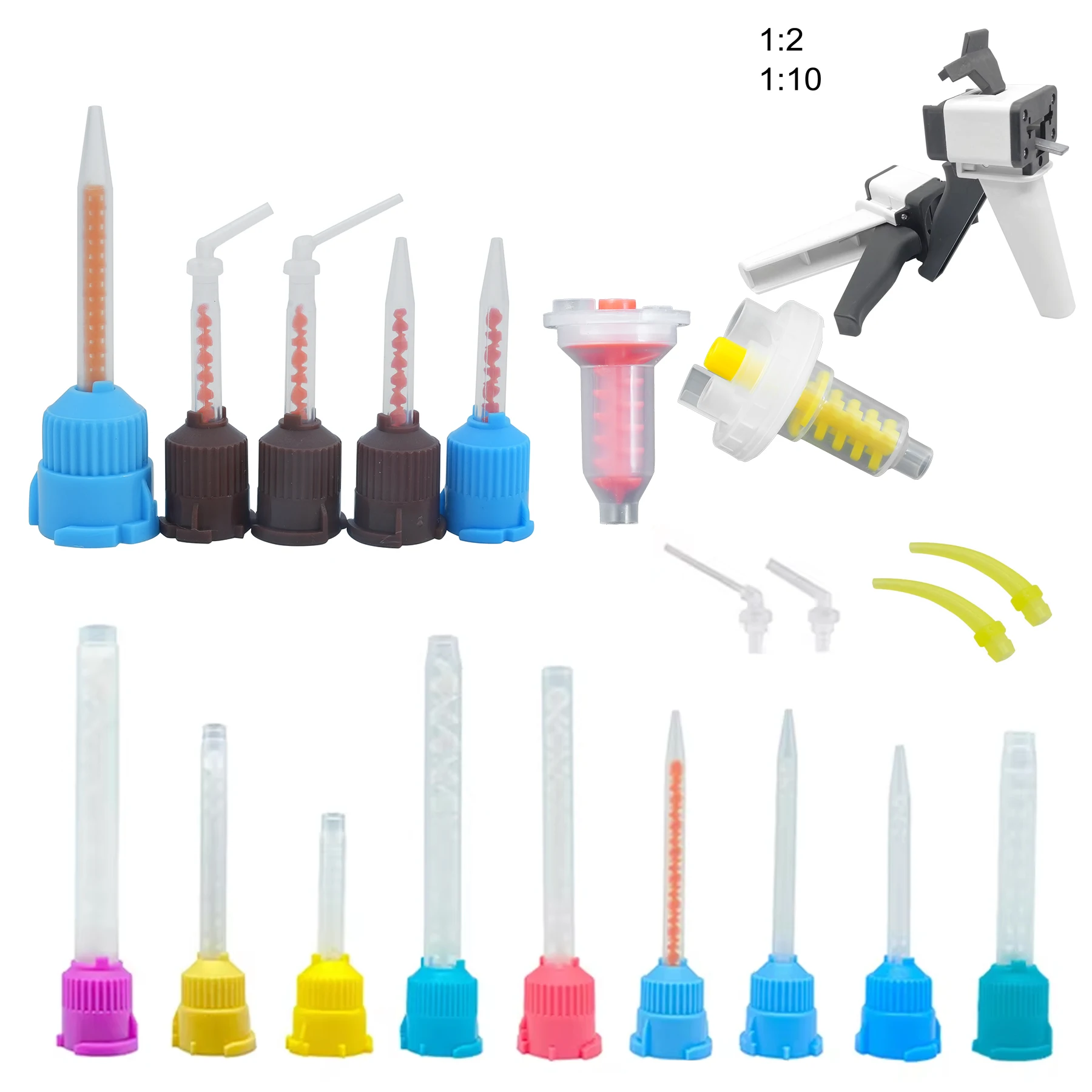 50pcs/pack Disposable Dental Impression Mixing Tips Mixing Tube Silicone Rubber Film Dental Product Dentistry Materials
50pcs/pack Disposable Dental Impression Mixing Tips Mixing Tube Silicone Rubber Film Dental Product Dentistry Materials