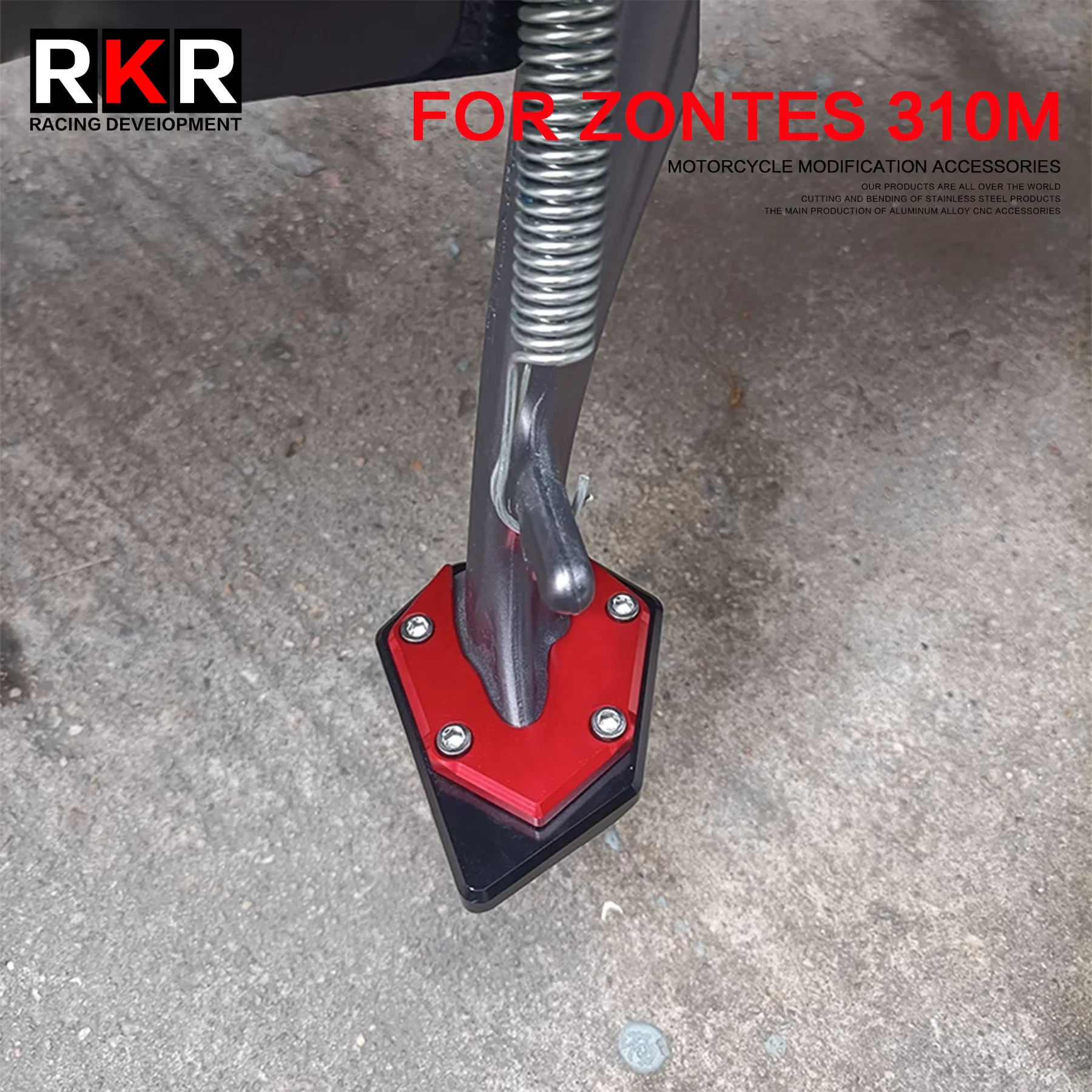 Kickstand Pad Extender Motorcycle CNC Foot Side Stand Extension Foot Pad Heightened Enlarged Support Plate For Zontes 310M
Kickstand Pad Extender Motorcycle CNC Foot Side Stand Extension Foot Pad Heightened Enlarged Support Plate For Zontes 310M