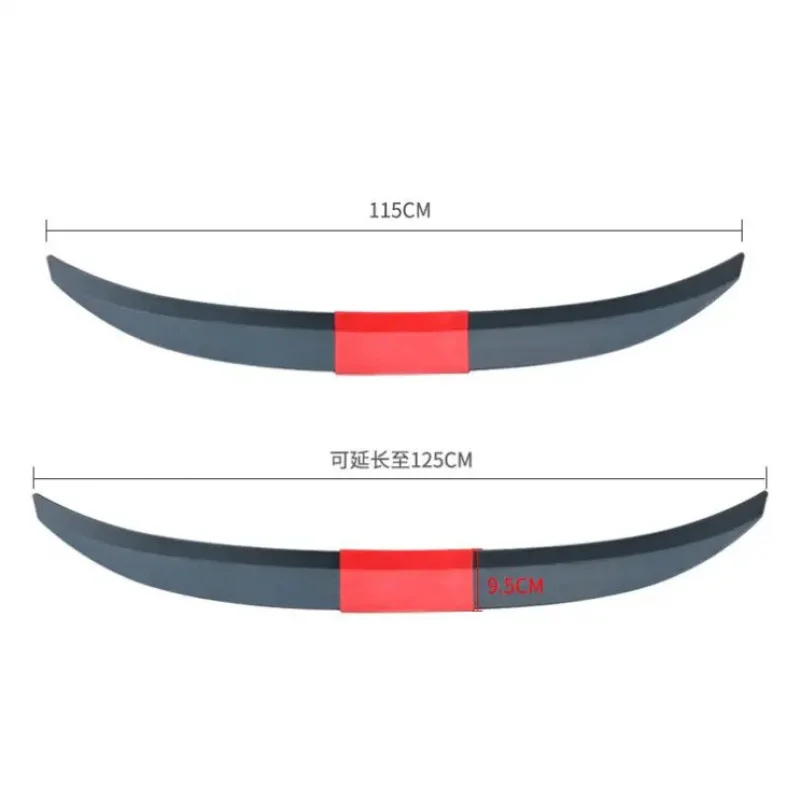High Quality Adjustable ABS 3PCS Rear Trunk Tail Wing Universal All Vehicle Exterior Accessories
High Quality Adjustable ABS 3PCS Rear Trunk Tail Wing Universal All Vehicle Exterior Accessories