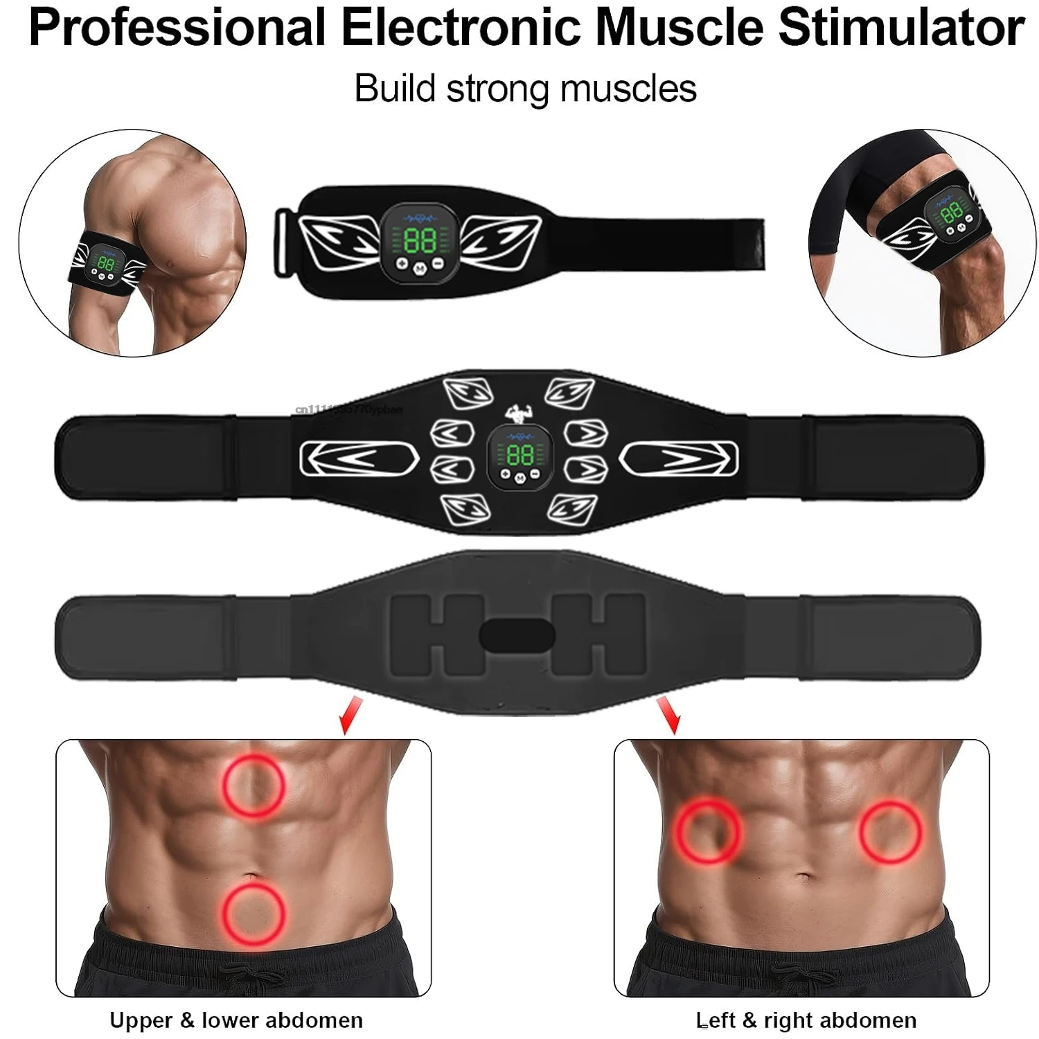 EMS Muscle Stimulator Abdominal Trainer Abs Toner Arm Belly Leg Exercise Body Massger Workout Lose Weight Fat Burn Home Gym
EMS Muscle Stimulator Abdominal Trainer Abs Toner Arm Belly Leg Exercise Body Massger Workout Lose Weight Fat Burn Home Gym