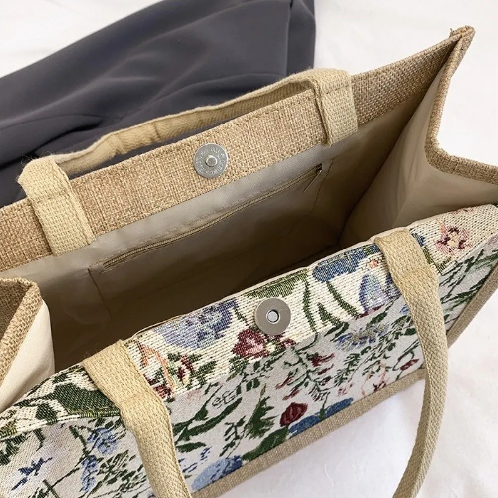 Large Capacity Ethnic Style Handbag Flower Canvas Floral Pattern Shoulder Bag Shoulder Bags Tote Bag Geometric Cloth Bag Women
Large Capacity Ethnic Style Handbag Flower Canvas Floral Pattern Shoulder Bag Shoulder Bags Tote Bag Geometric Cloth Bag Women
