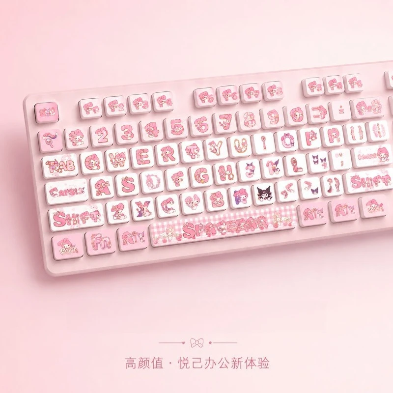 Anime Sanrio Hello Kitt Melod Mute Keyboard Wired Wireless Good Looks Cartoon Fashion Hot Selling Wholesale Gift Cute Simple New
Anime Sanrio Hello Kitt Melod Mute Keyboard Wired Wireless Good Looks Cartoon Fashion Hot Selling Wholesale Gift Cute Simple New