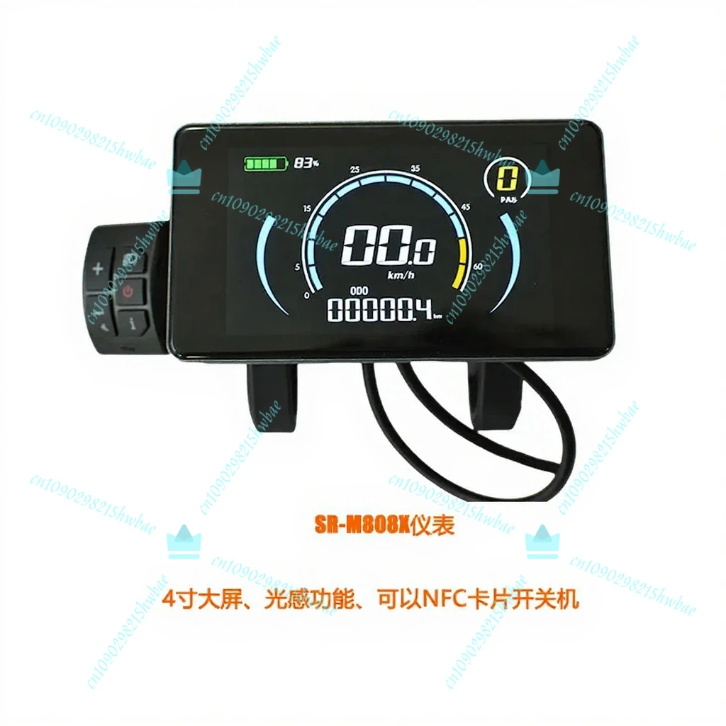 4 Inch LCD Meter For E Bike 24V To 72V Voltage NFC Power On Off Light Sensor System 808 Display Speed Odometer Battery Gauge
4 Inch LCD Meter For E Bike 24V To 72V Voltage NFC Power On Off Light Sensor System 808 Display Speed Odometer Battery Gauge