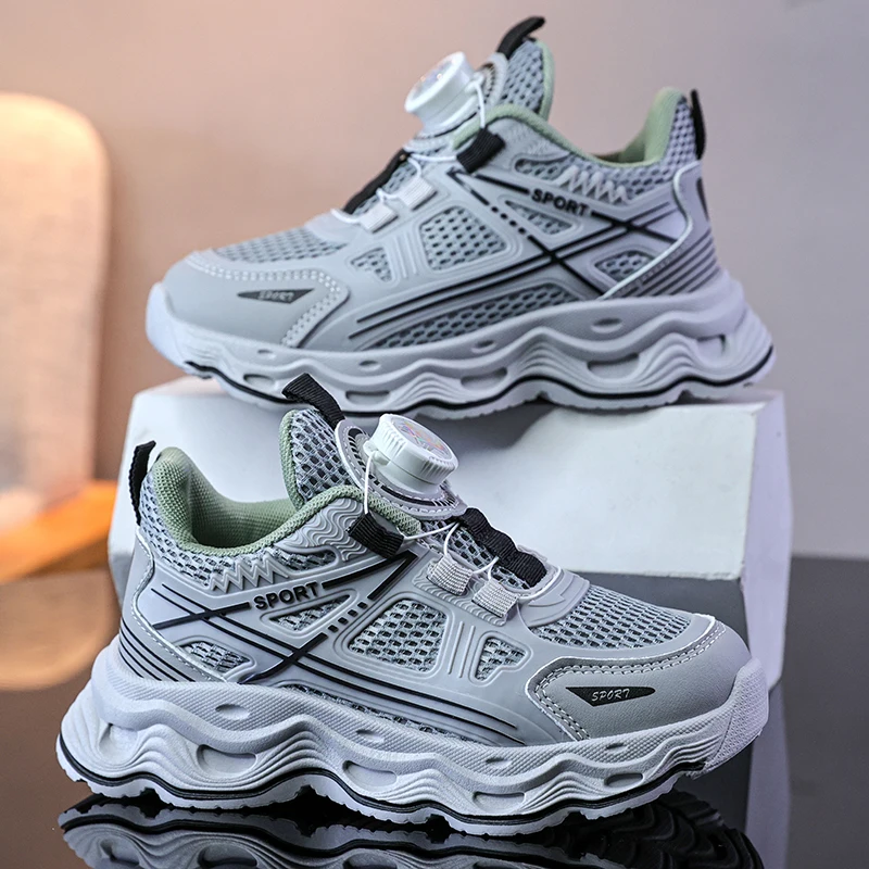 Hot Selling Mesh Breathable Childrens Sports Shoes Summer Lightweight Ankle Protection Running Shoes Sweat Wicking Casual Shoes
Hot Selling Mesh Breathable Childrens Sports Shoes Summer Lightweight Ankle Protection Running Shoes Sweat Wicking Casual Shoes