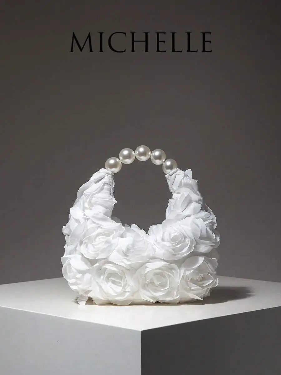 Elegant Floral Pearl Handbag For Evening Party Wedding Accessories Womens Clutch
Elegant Floral Pearl Handbag For Evening Party Wedding Accessories Womens Clutch