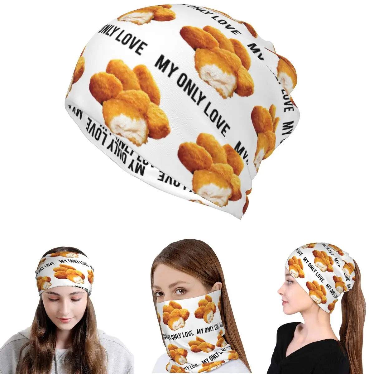 Chicken Nuggets My Only Love Bandana Neck Cover Wrap Scarf Warm Headband Beanies Hat for Men Women Adult Winter
Chicken Nuggets My Only Love Bandana Neck Cover Wrap Scarf Warm Headband Beanies Hat for Men Women Adult Winter