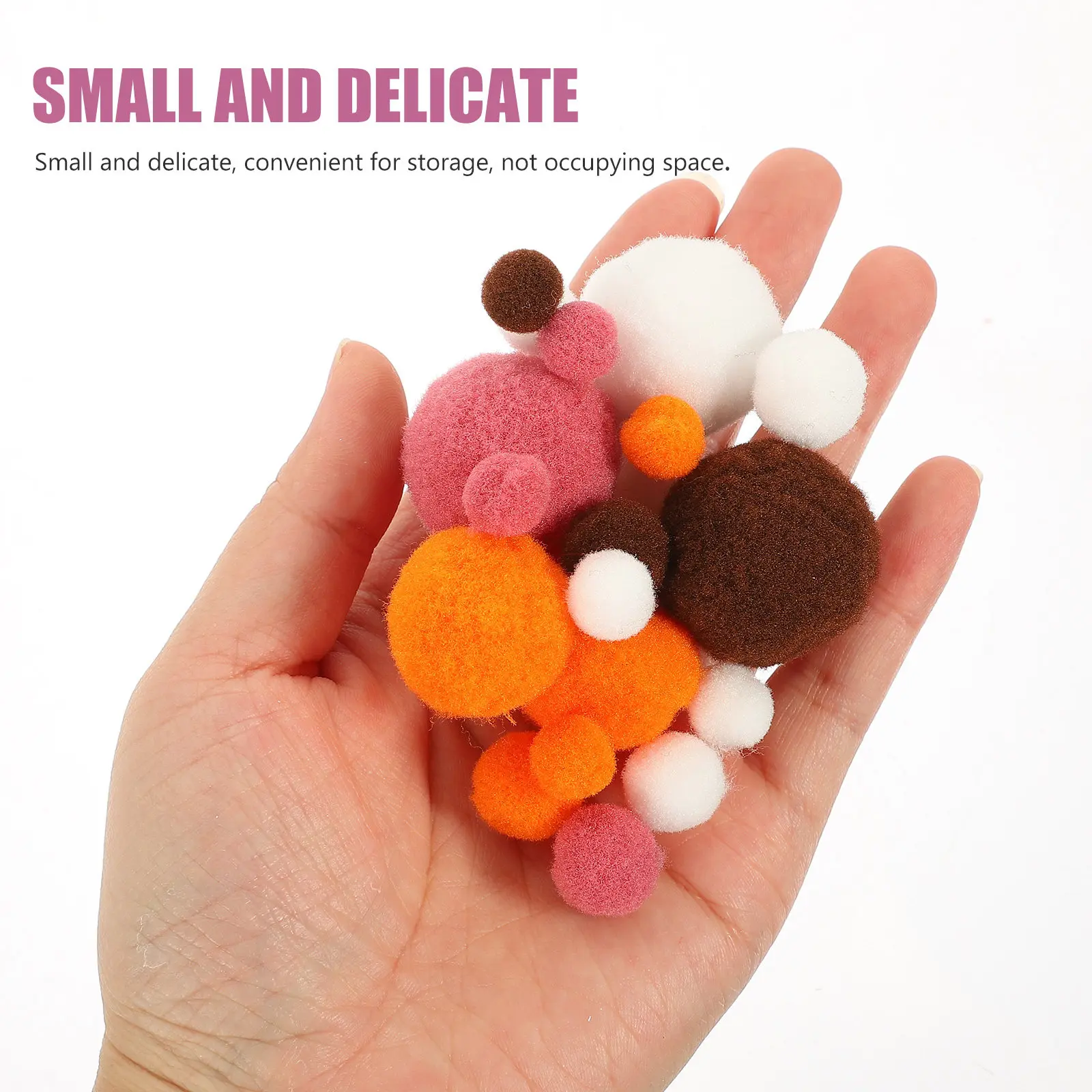 3 Bags Brown Pom Pom Balls DIY Craft Supplies Artificial Polyester Pompom Balls Multipurpose for Clothing Hats Accessories
3 Bags Brown Pom Pom Balls DIY Craft Supplies Artificial Polyester Pompom Balls Multipurpose for Clothing Hats Accessories