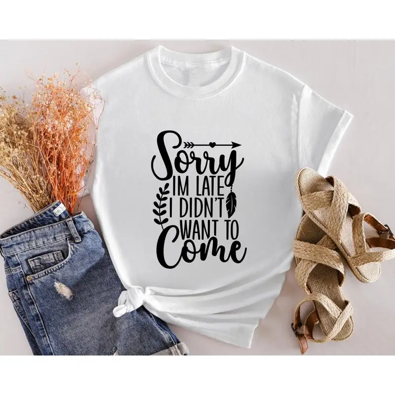 Sorry I'M Late I Didn'T Want To Come T Shirt Funny Quotes Humor Sayings For Sarcastic Friend
Sorry I'M Late I Didn'T Want To Come T Shirt Funny Quotes Humor Sayings For Sarcastic Friend