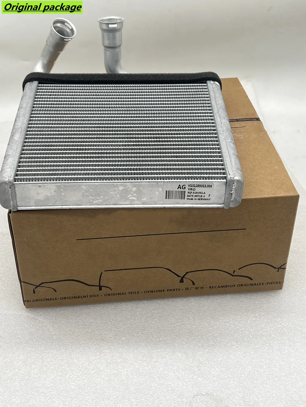 Genuine Part OEM Aluminum Heater Core 3QF819031A / 3QF 819 031 A for VW Atlas Cross Sport 2018 2019 2020 2021 2022 2023 2024
Genuine Part OEM Aluminum Heater Core 3QF819031A / 3QF 819 031 A for VW Atlas Cross Sport 2018 2019 2020 2021 2022 2023 2024