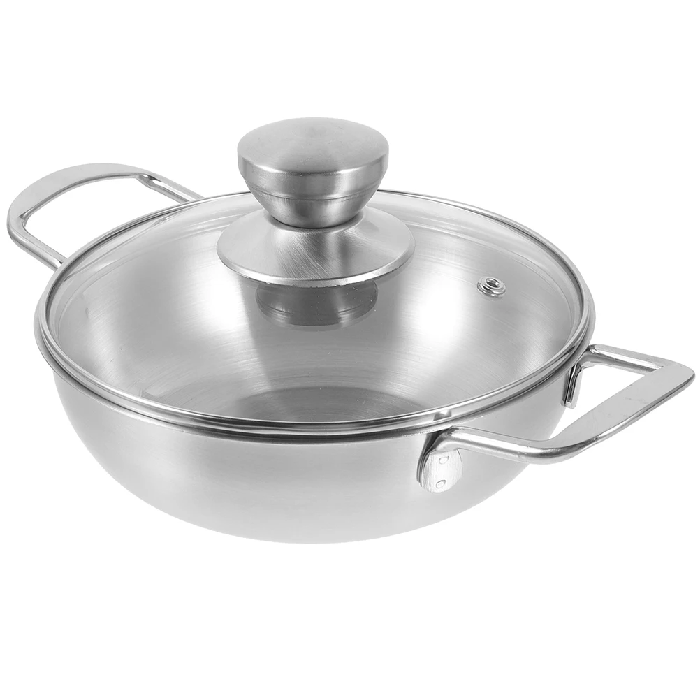 Portable Outdoor Pot 20cm Mini Hotpot Heat Resistant Cooking Pan Stainless Steel Wok Camp Hiking Kitchen Accessory
Portable Outdoor Pot 20cm Mini Hotpot Heat Resistant Cooking Pan Stainless Steel Wok Camp Hiking Kitchen Accessory