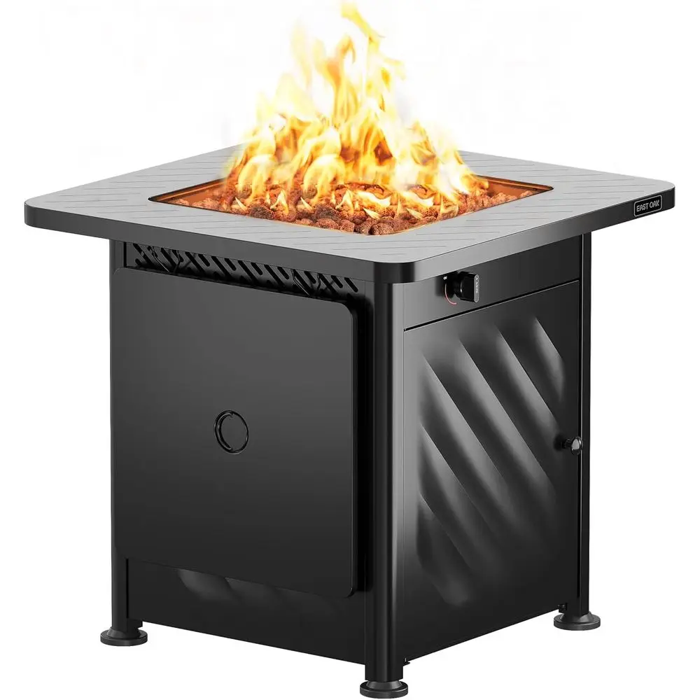 28” Outdoor Propane ire Pit Table | 52,000 Gas ire Pit or Outside with Easy-Hook Lid, Mesh ket & Lava Rocks | CSA Certiied | Ide
28” Outdoor Propane ire Pit Table | 52,000 Gas ire Pit or Outside with Easy-Hook Lid, Mesh ket & Lava Rocks | CSA Certiied | Ide
