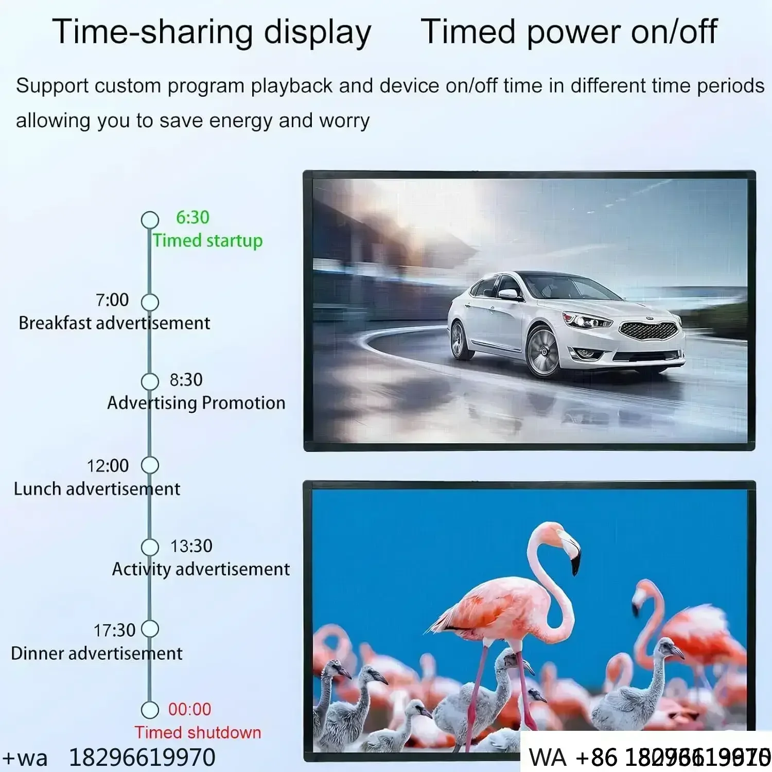 Outdoor IP65 Waterproof LED Signage Customizable Programmable Digital Information Board
