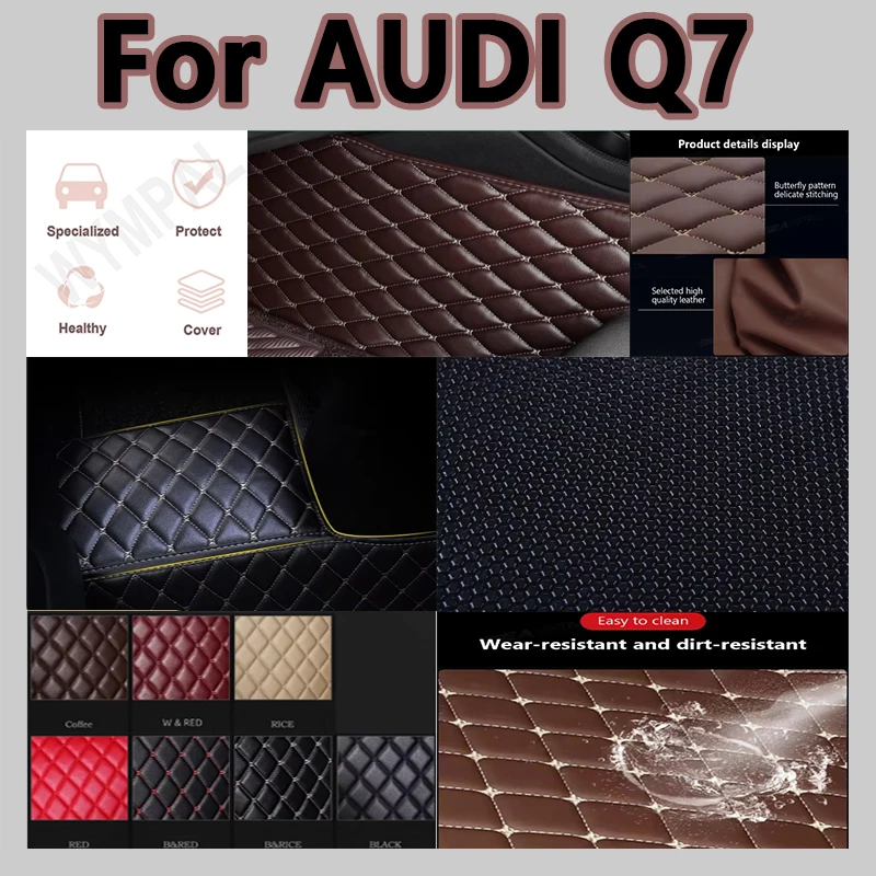 Luxury Car floor mats for AUDI Q7 (Seven seats) 2006 2007 2008 2009 2010 2011 2012 2013 2014 2015 Custom foot Pads automobile
Luxury Car floor mats for AUDI Q7 (Seven seats) 2006 2007 2008 2009 2010 2011 2012 2013 2014 2015 Custom foot Pads automobile