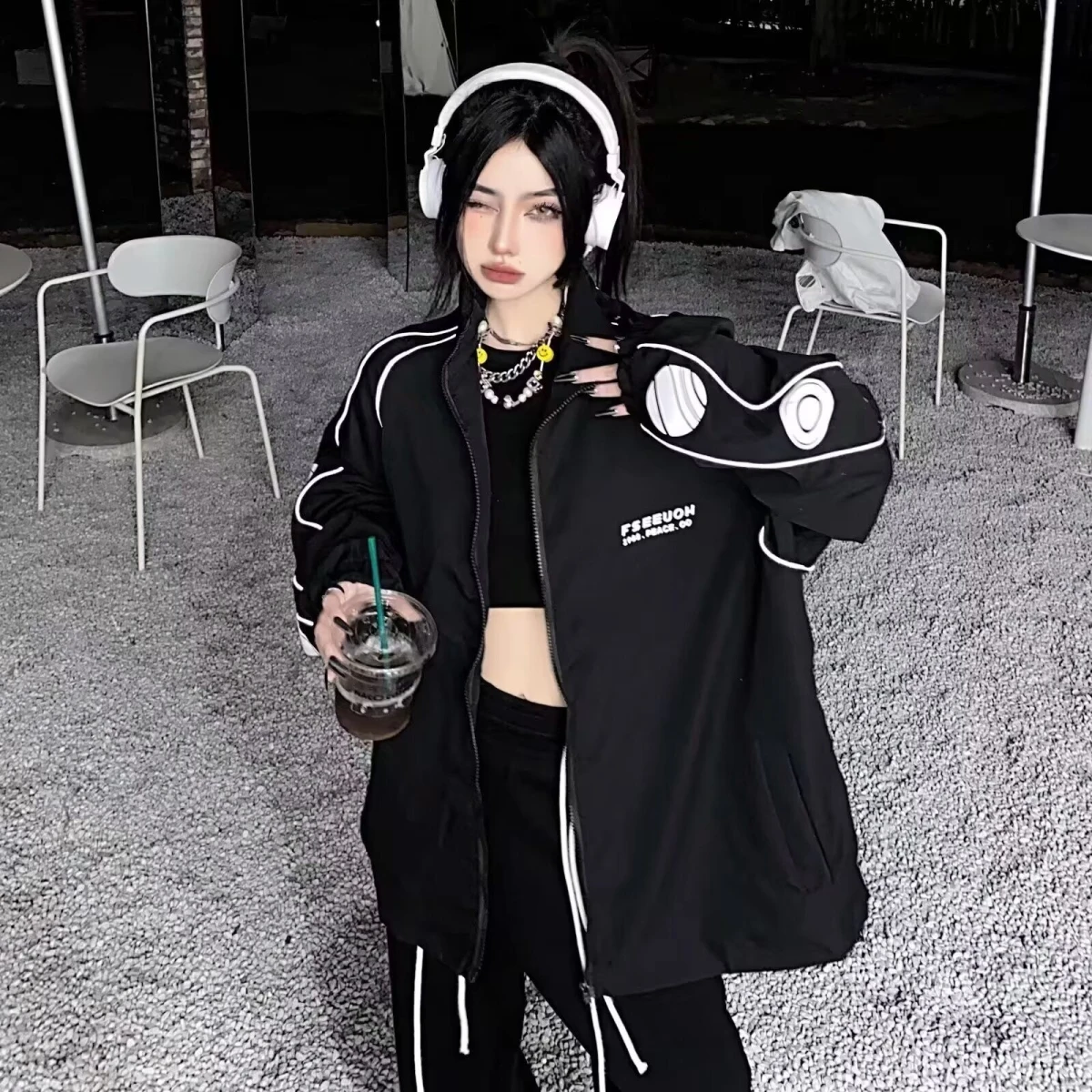 Мужская свободная куртка Harajuku Sle, весенне-осенняя уличная мода, брендовая корейская версия, ветровка Harajuku, верхняя одежда, пальто
Мужская свободная куртка Harajuku Sle, весенне-осенняя уличная мода, брендовая корейская версия, ветровка Harajuku, верхняя одежда, пальто