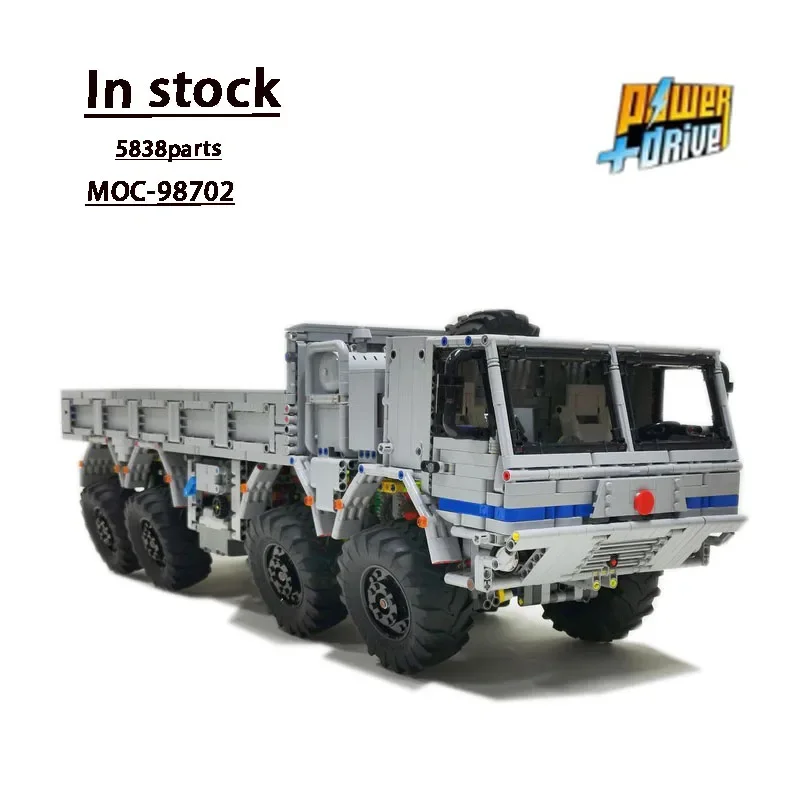 MOC-98702 Transport Truck TATRA T815-7 Building Block Model 5838 Parts MOC Creative Boy Kids Birthday Building Blocks Toys Gifts
MOC-98702 Transport Truck TATRA T815-7 Building Block Model 5838 Parts MOC Creative Boy Kids Birthday Building Blocks Toys Gifts