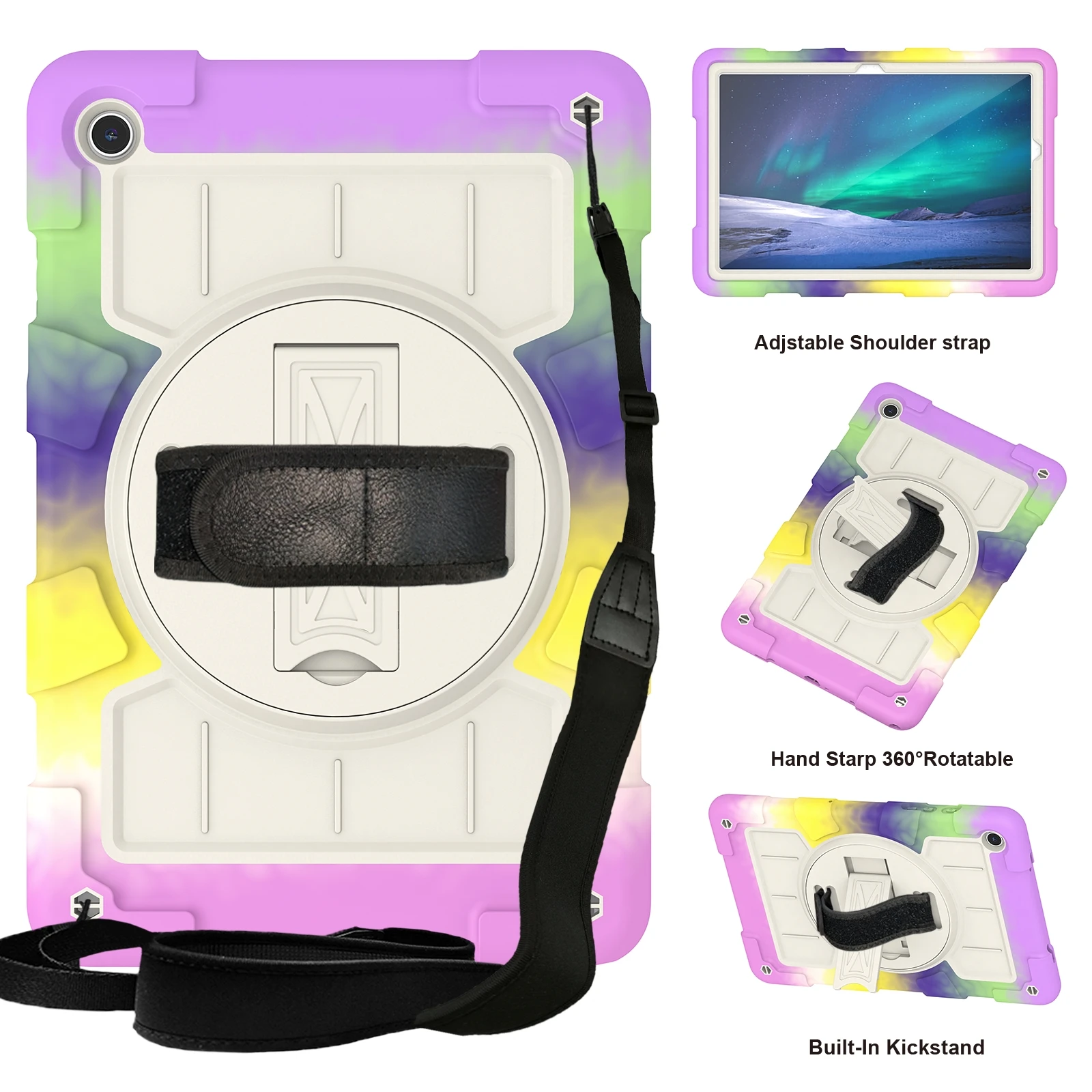 Heavy Duty Case for Samsung Galaxy Tab A9+ A9 Plus 11 inch 11" SM-X210 X216B X218U Cover with 360° Swivel Hand & Shoulder Straps
Heavy Duty Case for Samsung Galaxy Tab A9+ A9 Plus 11 inch 11" SM-X210 X216B X218U Cover with 360° Swivel Hand & Shoulder Straps