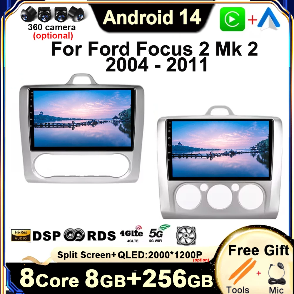 Android 14 Car Radio For Ford Focus 2 3 Mk2 Mk3 2004 2005 2006 - 2011 Multimedia Player Navigation GPS Carplay Stereo DVD 4G
Android 14 Car Radio For Ford Focus 2 3 Mk2 Mk3 2004 2005 2006 - 2011 Multimedia Player Navigation GPS Carplay Stereo DVD 4G