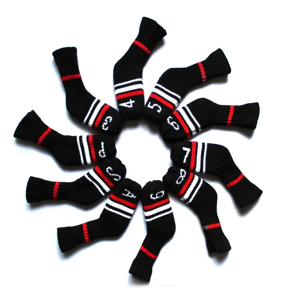 New Knitted Golf Club Head Covers Washable Socks Shape Golf Iron Covers Basically Long-neck Sock Style Golf Accessory
New Knitted Golf Club Head Covers Washable Socks Shape Golf Iron Covers Basically Long-neck Sock Style Golf Accessory