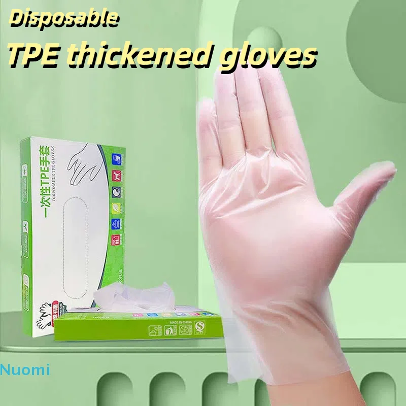 100PCS Disposable TPE Gloves Kitchen Bathroom Camping Travel Waterproof Oil-Proof Household Cleaning Tools Cleaning Gloves
100PCS Disposable TPE Gloves Kitchen Bathroom Camping Travel Waterproof Oil-Proof Household Cleaning Tools Cleaning Gloves