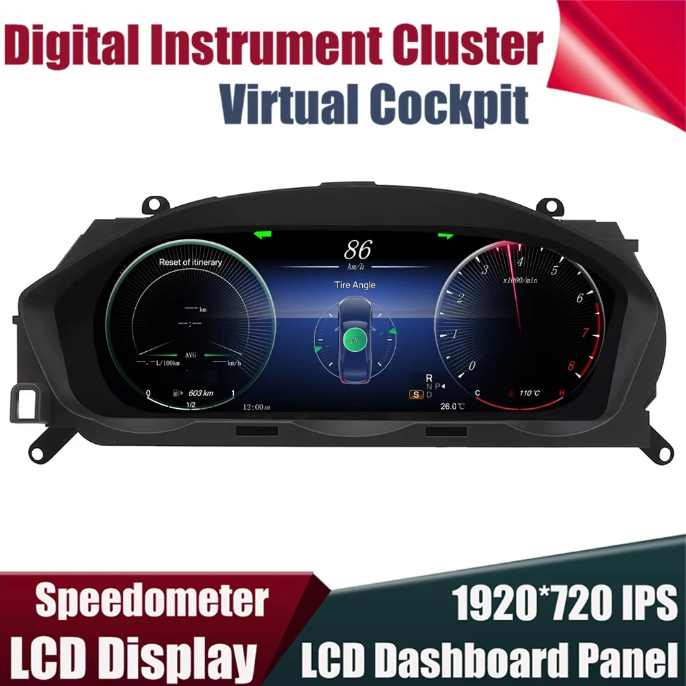 12.3‘’Digital Instrument Gauge Cluster For Mercedes Benz C-Class W204 NTG4.0 NTG4.5 2008-2014 LCD Speedometer Dashboard Panel
12.3‘’Digital Instrument Gauge Cluster For Mercedes Benz C-Class W204 NTG4.0 NTG4.5 2008-2014 LCD Speedometer Dashboard Panel