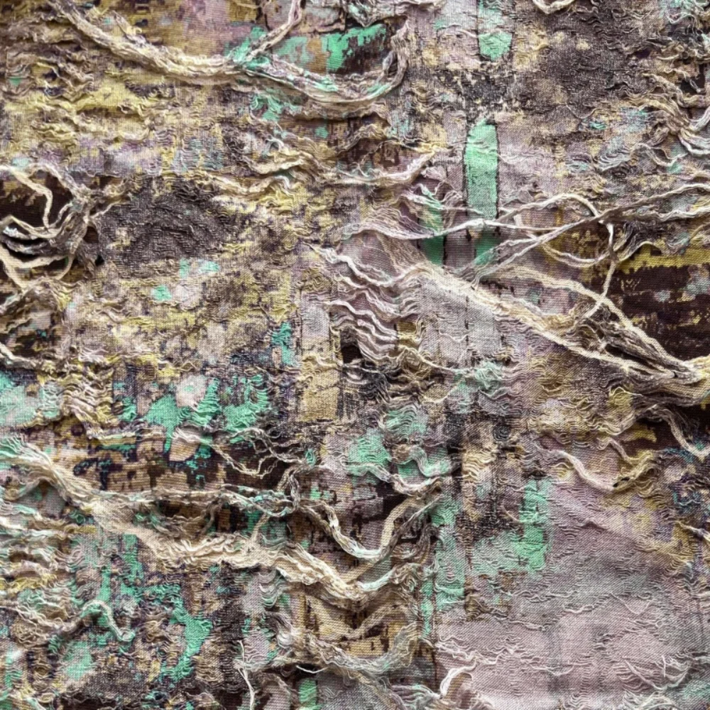 Трикотажная ткань с бахромой и принтом для пошива юбок, ткань для рукоделия и дизайнерской одежды, продается на метры, для шитья своими руками
Трикотажная ткань с бахромой и принтом для пошива юбок, ткань для рукоделия и дизайнерской одежды, продается на метры, для шитья своими руками